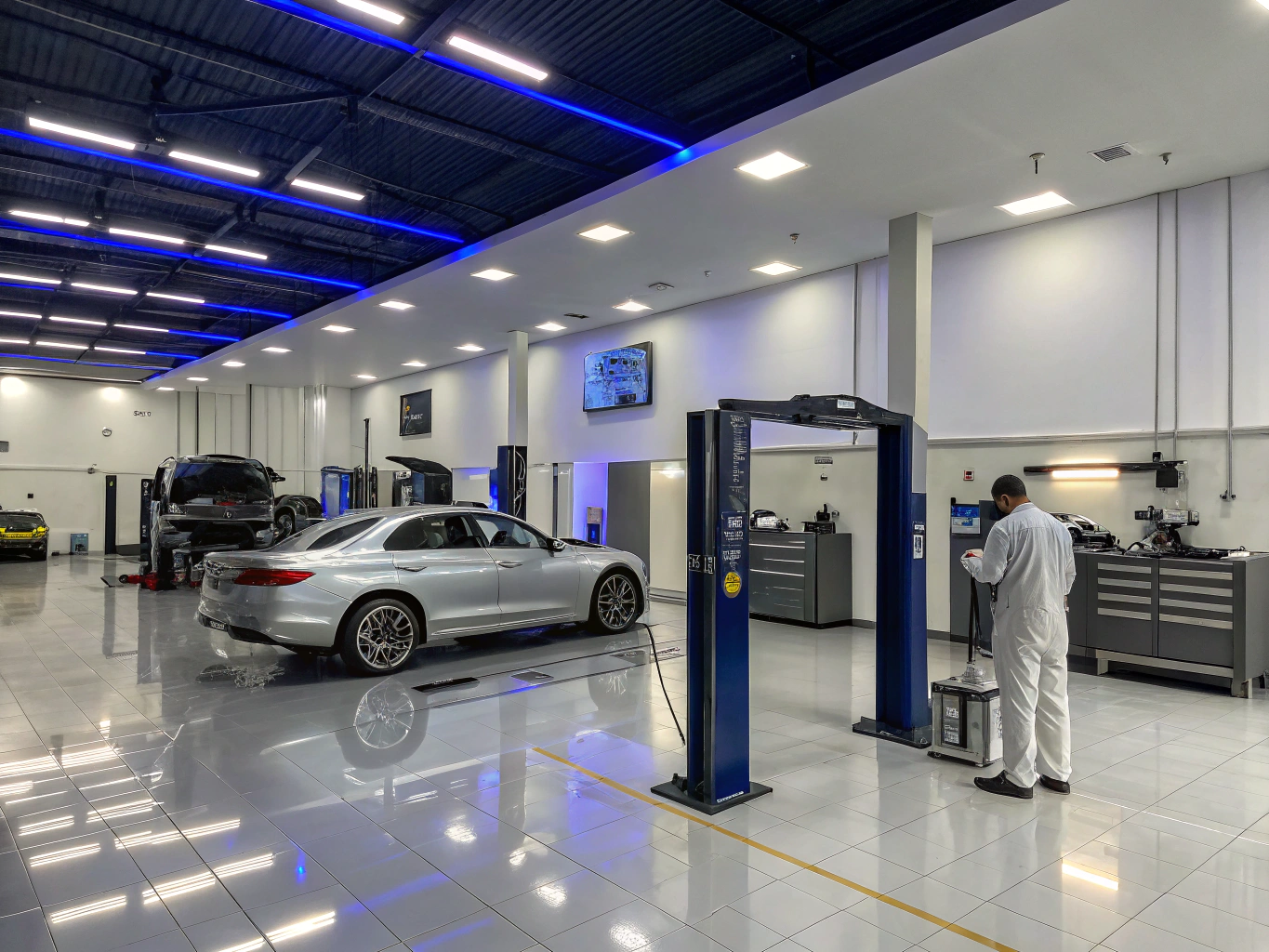 River Valley Auto Repair clean mechanic service bays